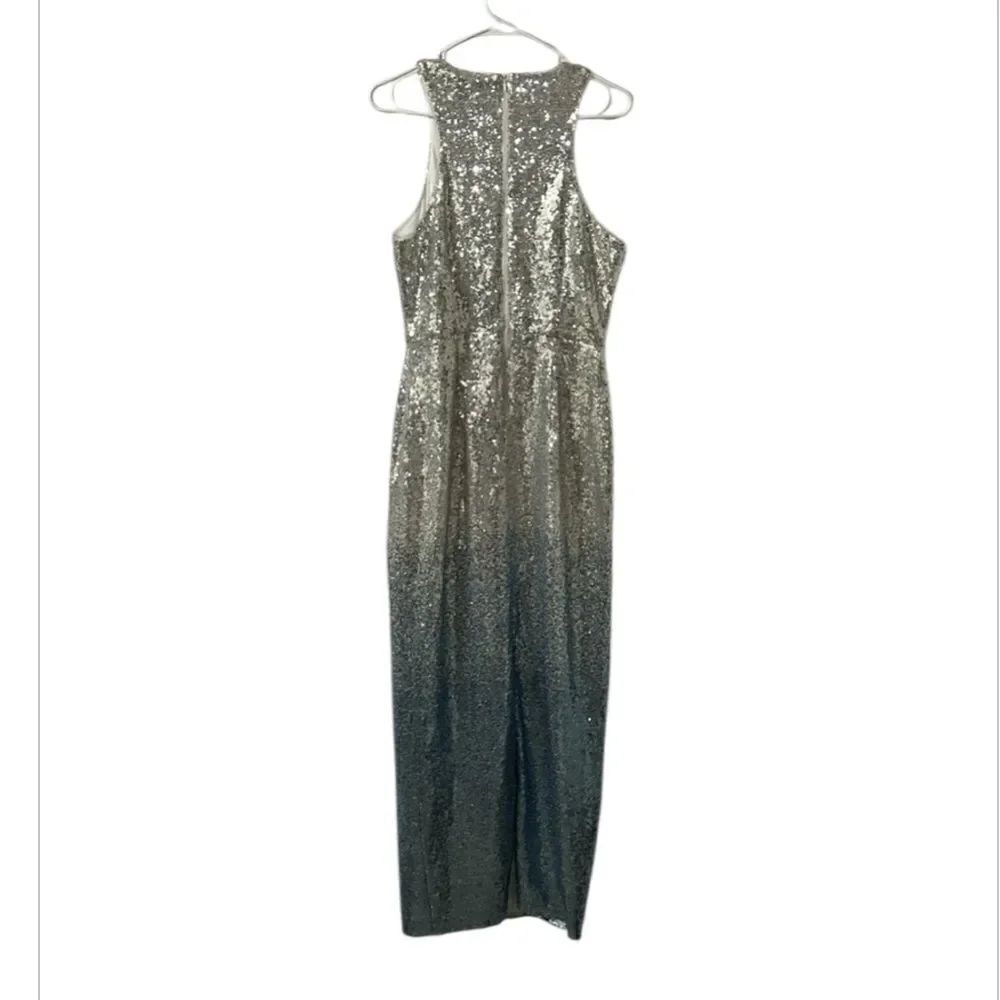 Maggy London Blue Ombre Sleeveless Maxi Dress(Size 8) - Picture 4 of 7